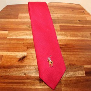 Polo by Ralph Lauren Red Necktie Vintage Marshall Fields & Company